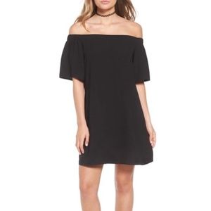 BP Black Off the Shoulder Dress